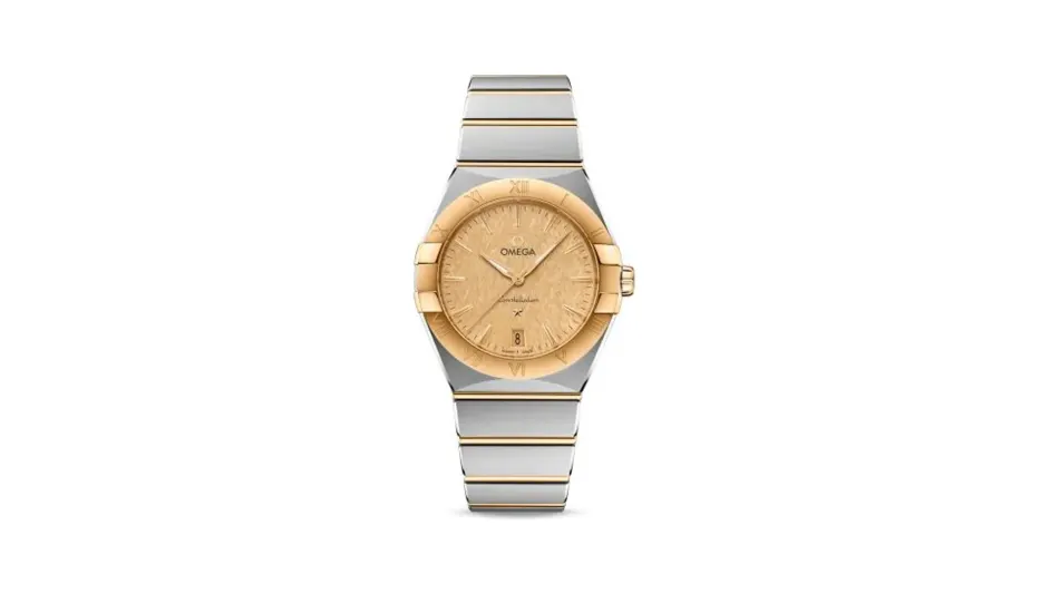 Omega Constellation Quartz 36 Stainless Steel / Yellow Gold / Silver / Bracelet
