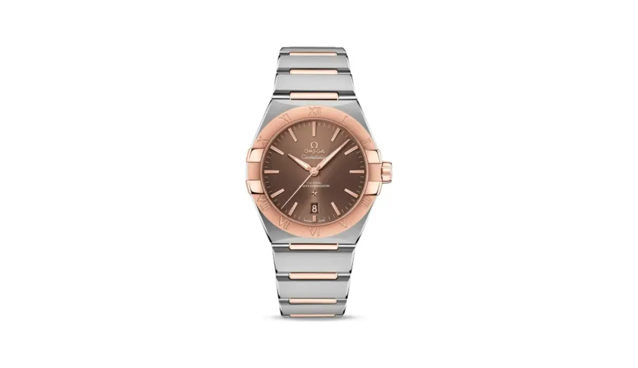 Omega Constellation Master Chronometer 39 Stainless Steel / Sedna / Brown / Bracelet