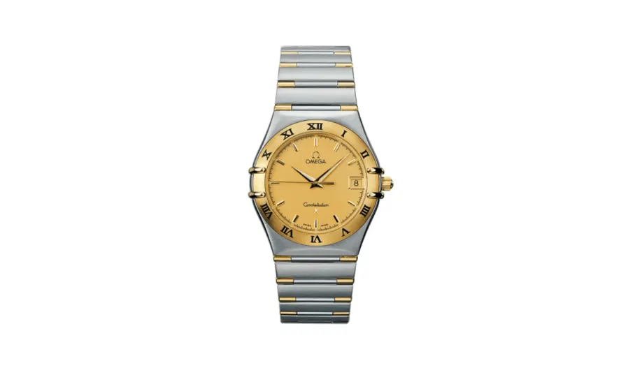 Omega Constellation Quartz 33.5 '95 Stainless Steel / Yellow Gold / Champagne