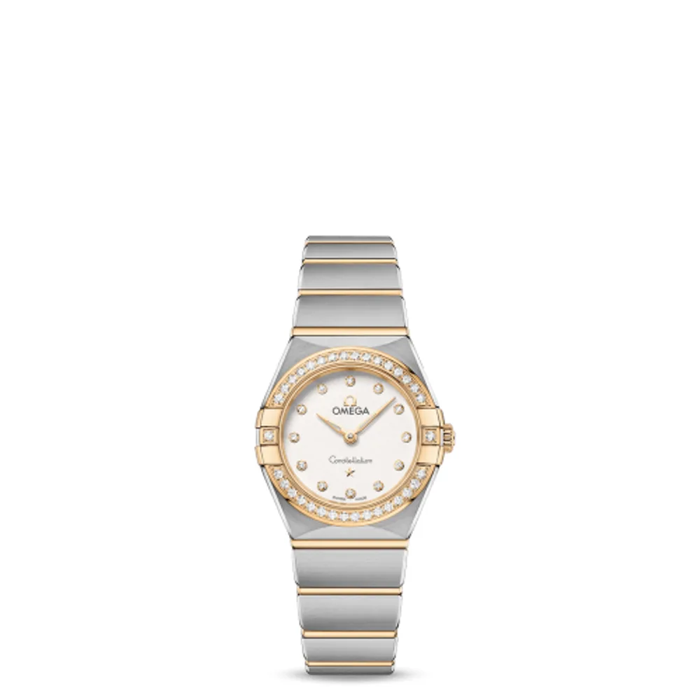 Omega Constellation Manhattan 25 Quartz Stainless Steel / Yellow Gold / Silver Diamond / Diamond
