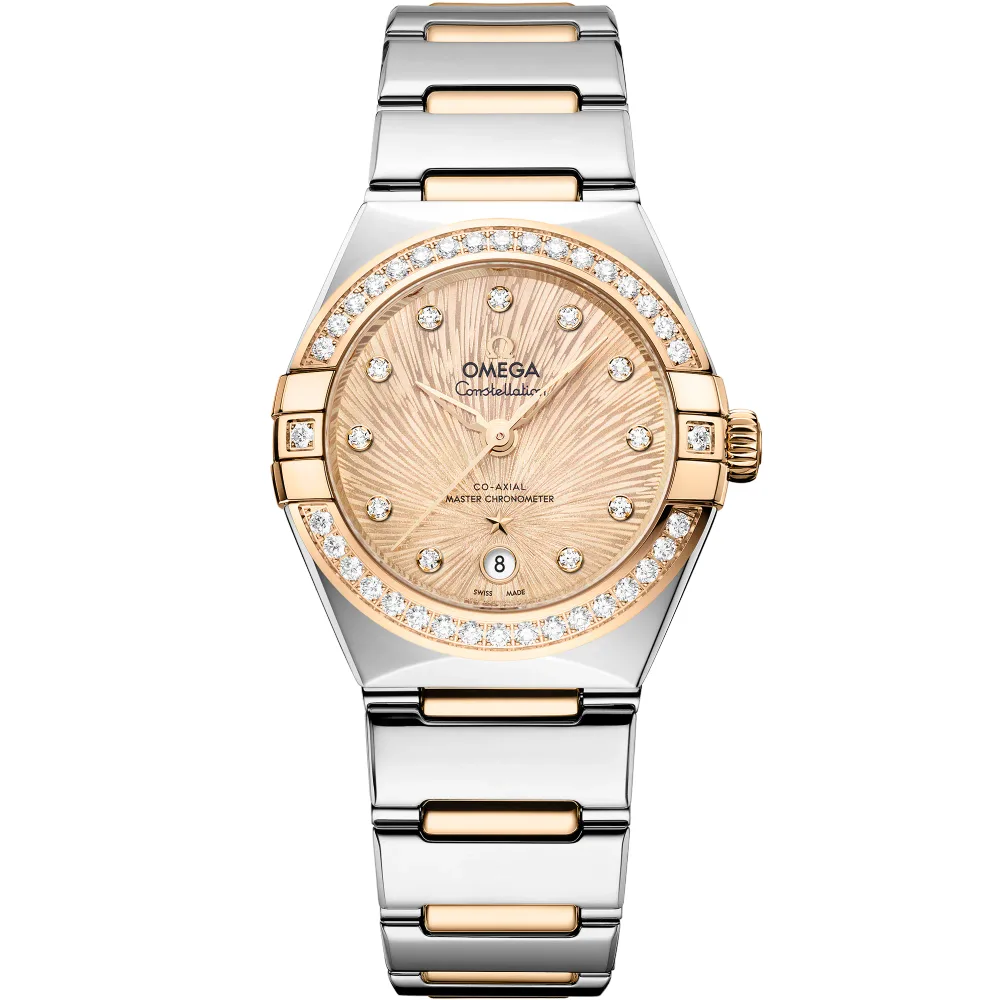 Omega Constellation 29 mm, steel - Moonshine™ gold on steel - Moonshine™ gold