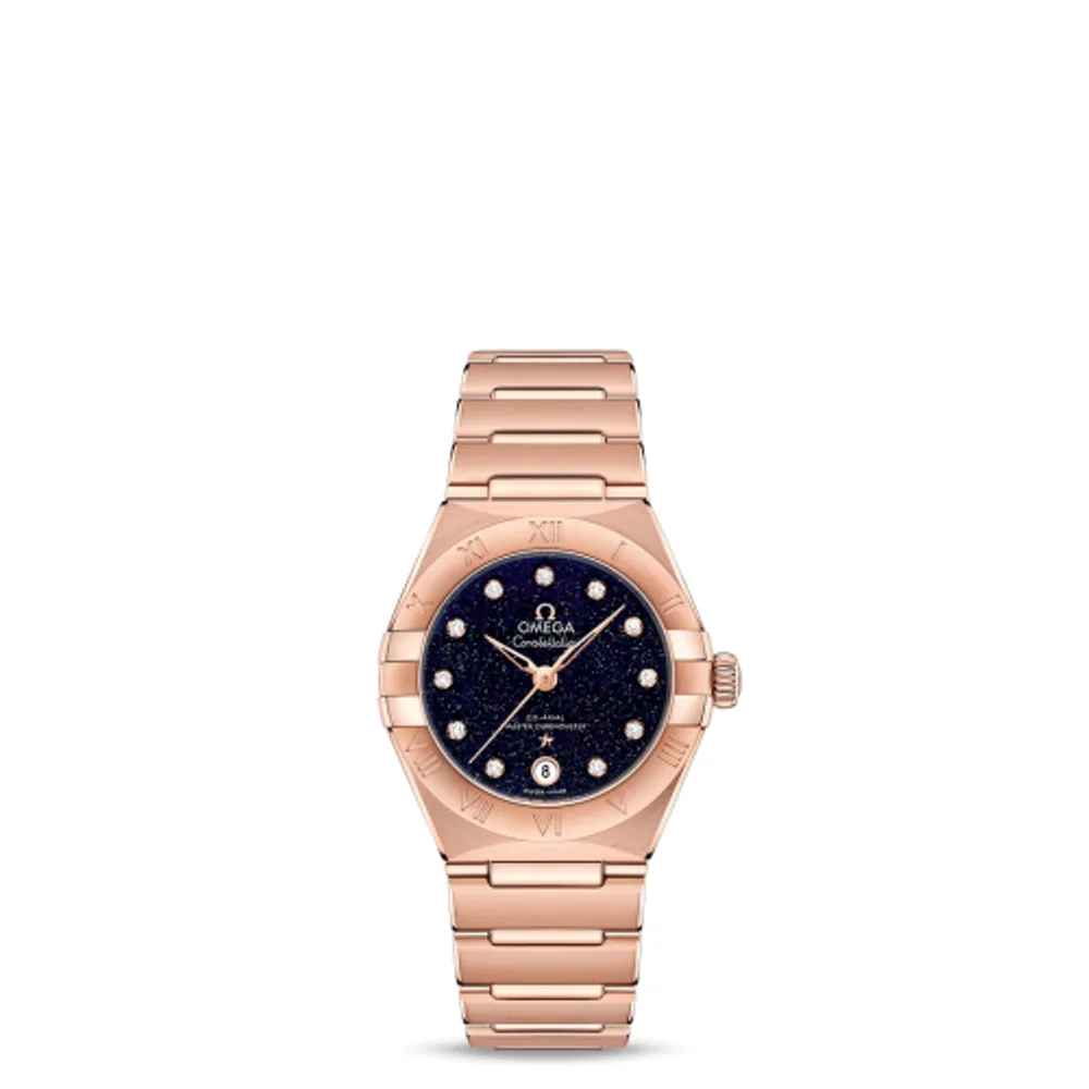 Omega Constellation Manhattan 29 Co-Axial Master Chronometer Sedna Gold / Aventurine