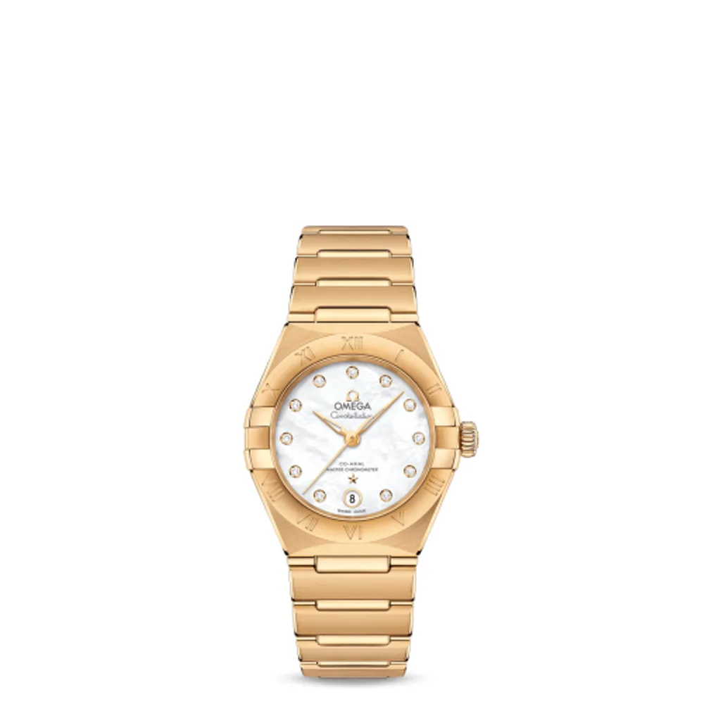Omega Constellation Manhattan 29 Co-Axial Master Chronometer Yellow Gold / MOP