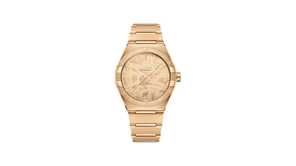 Omega Constellation 41 mm, Moonshine™ gold on Moonshine™ gold