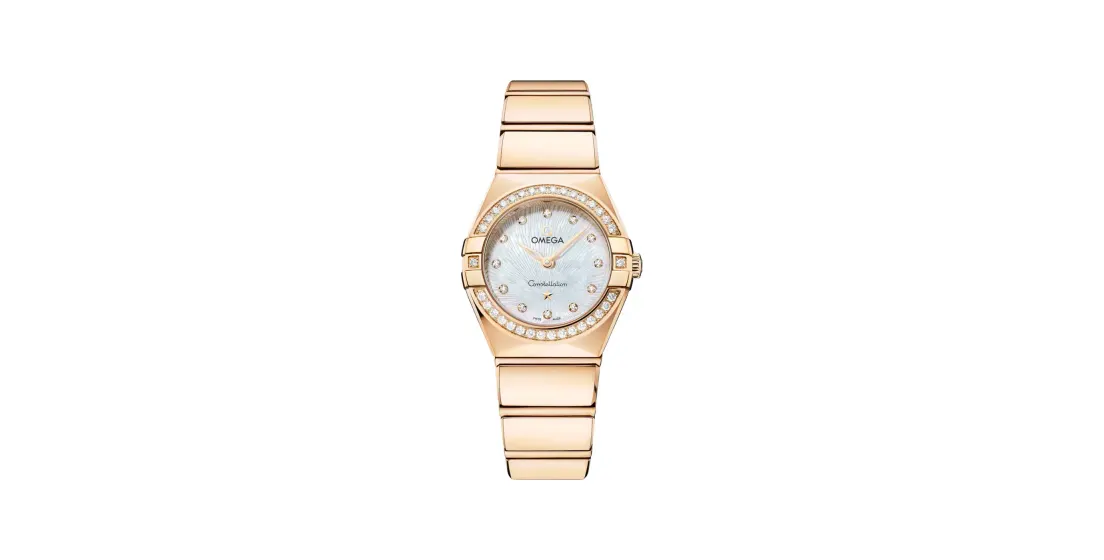 Omega Constellation 25 mm, Moonshine™ gold on Moonshine™ gold