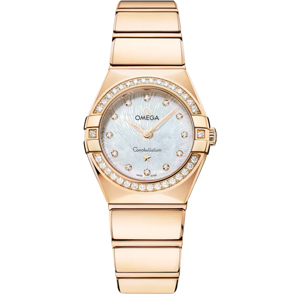 Omega Constellation 25 mm, Moonshine™ gold on Moonshine™ gold