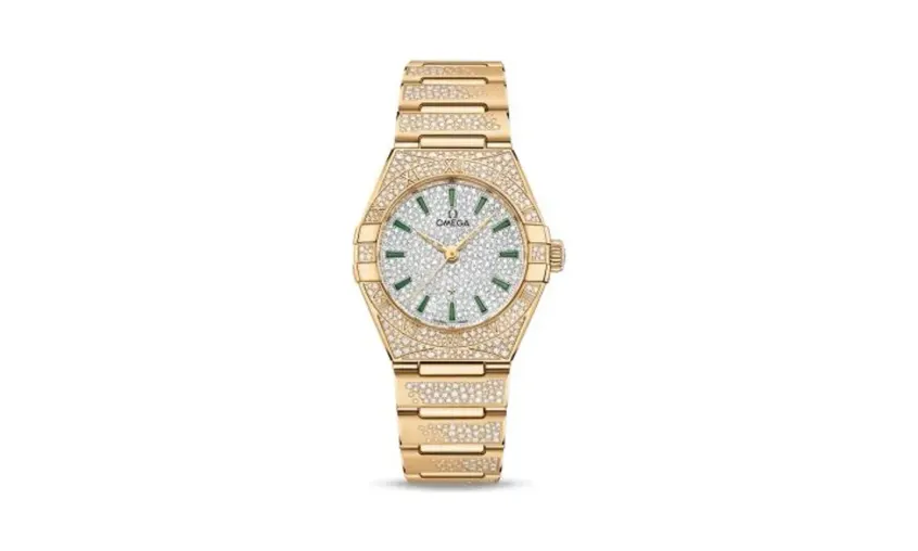 Omega Constellation Manhattan 29 Co-Axial Master Chronometer Yellow Gold / Snow / Bracelet
