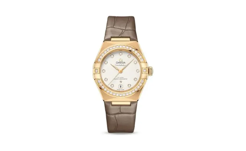 Omega Constellation Manhattan 29 Co-Axial Master Chronometer Yellow Gold / Diamond / Silver - Diamond