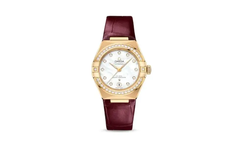 Omega Constellation Manhattan 29 Co-Axial Master Chronometer Yellow Gold / Diamond / MOP