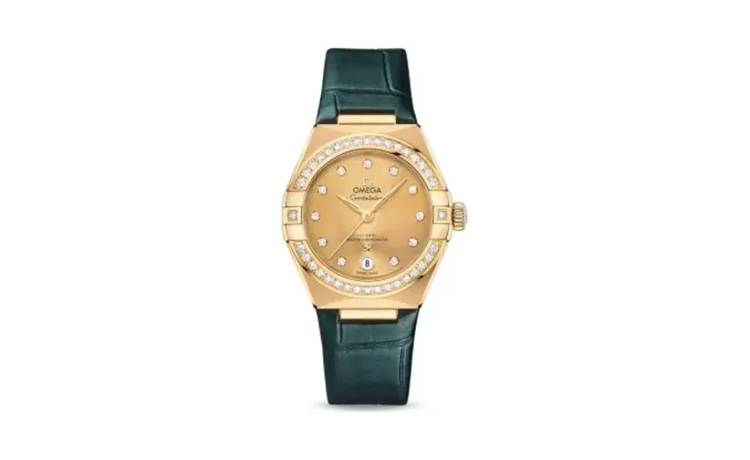 Omega Constellation Manhattan 29 Co-Axial Master Chronometer Yellow Gold / Diamond / Champagne - Diamond