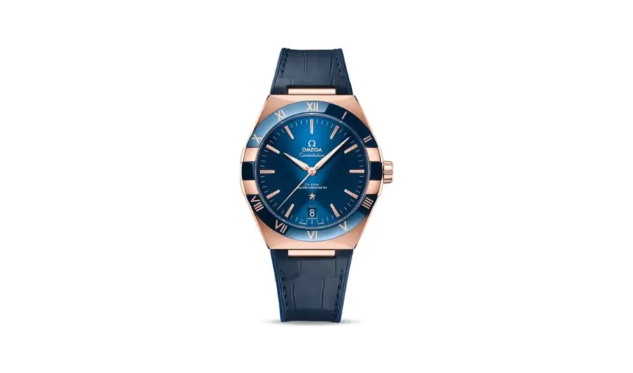 Omega Constellation Master Chronometer 41 Sedna Gold / Ceramic / Blue