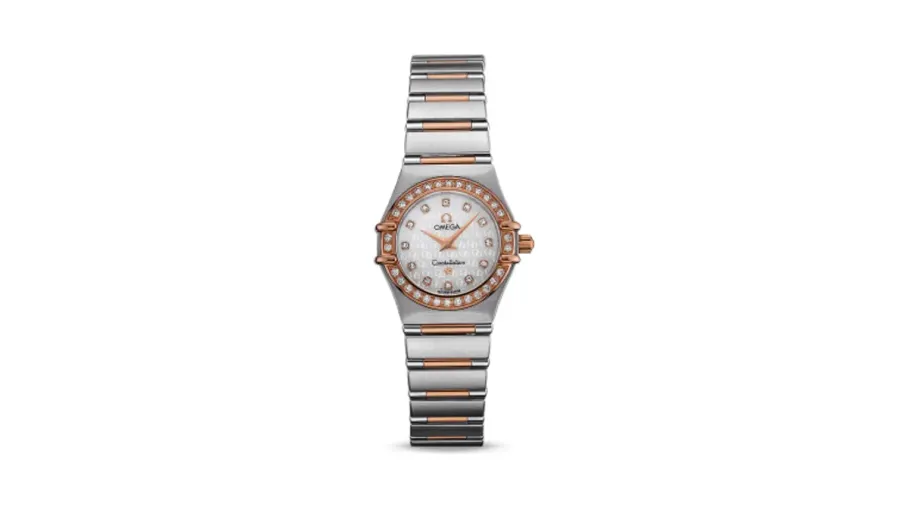 Omega Constellation Quartz 22.5 '95 Stainless Steel / Red Gold / Diamond / MOP