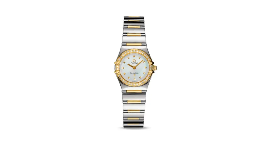 Omega Constellation Quartz 22.5 My Choice Stainless Steel / Yellow Gold / Diamond / MOP