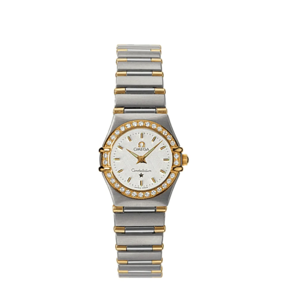 Omega Constellation Quartz 22.5 Stainless Steel / Yellow Gold / Diamond / Silver