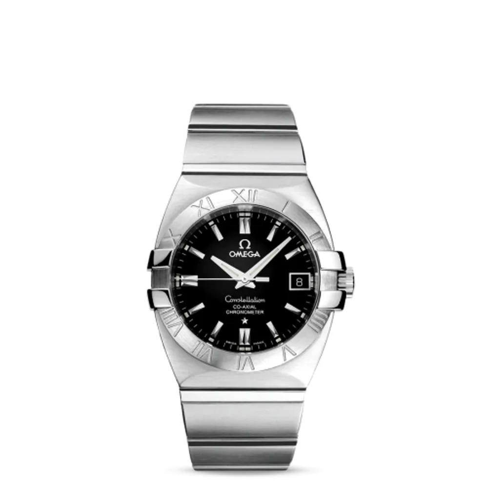 Omega Constellation Co-Axial 35 Double Eagle Stainless Steel / Black