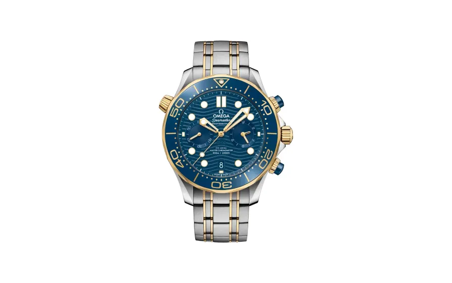 Omega Seamaster Diver 300M 44 mm, steel - yellow gold on steel - yellow gold