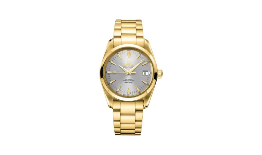Omega Seamaster Aqua Terra 150M Co-Axial 42.2 Yellow Gold / Silver / Bracelet