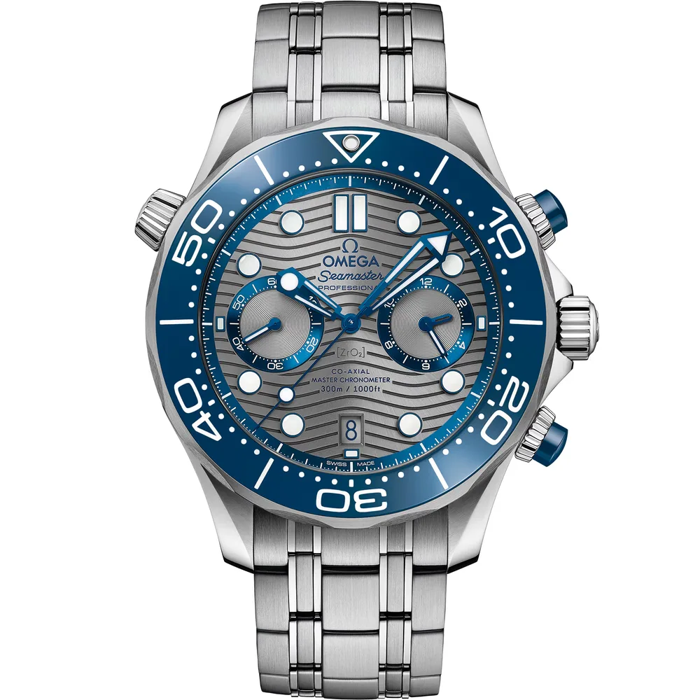 Omega Seamaster Diver 300M 44 mm, steel on steel