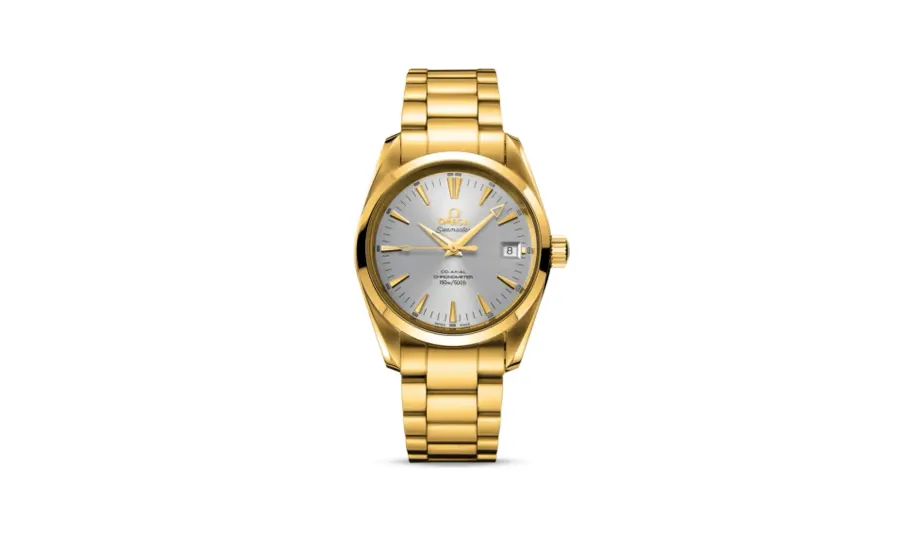 Omega Seamaster Aqua Terra 150M Co-Axial 39.2 Yellow Gold / Silver / Bracelet