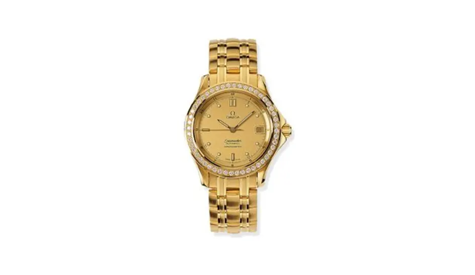 Omega Seamaster 120M Automatic 36.25 Yellow Gold / Diamond / Champagne