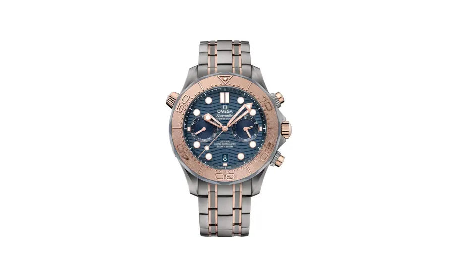 Omega Seamaster Diver 300M 44 mm, titanium - tantalum - Sedna™ gold on titanium - tantalum - Sedna™ gold