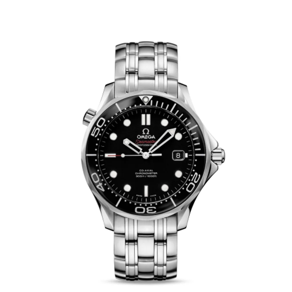 Omega Seamaster Diver 300M Co-Axial 41 Stainless Steel / Black / Bracelet / Ceramic