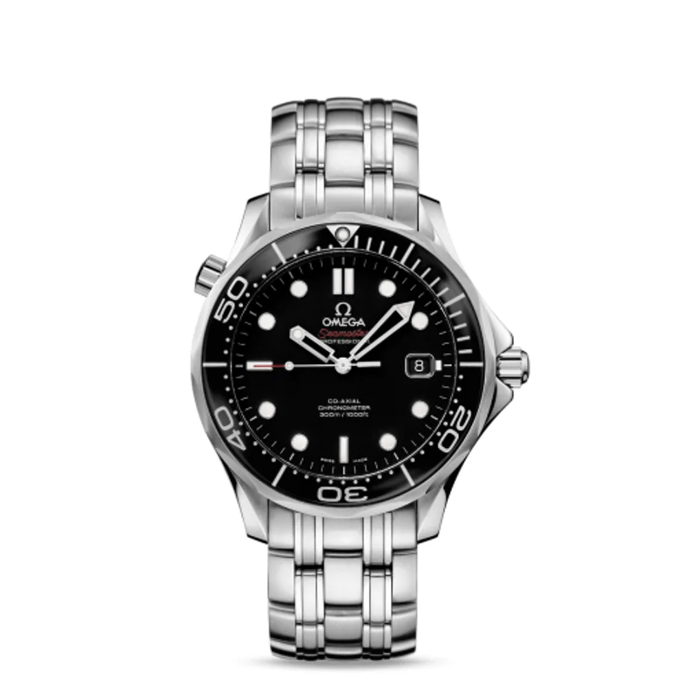 Omega Seamaster Diver 300M Co-Axial 41 Stainless Steel / Black / Bracelet / Ceramic / SASR