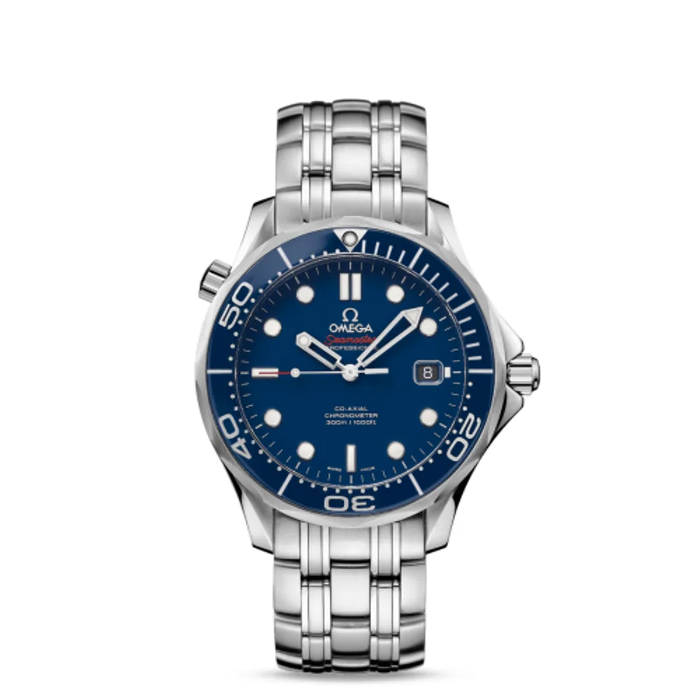 Omega Seamaster Diver 300M Co-Axial 41 Stainless Steel / Blue / Bracelet / Ceramic
