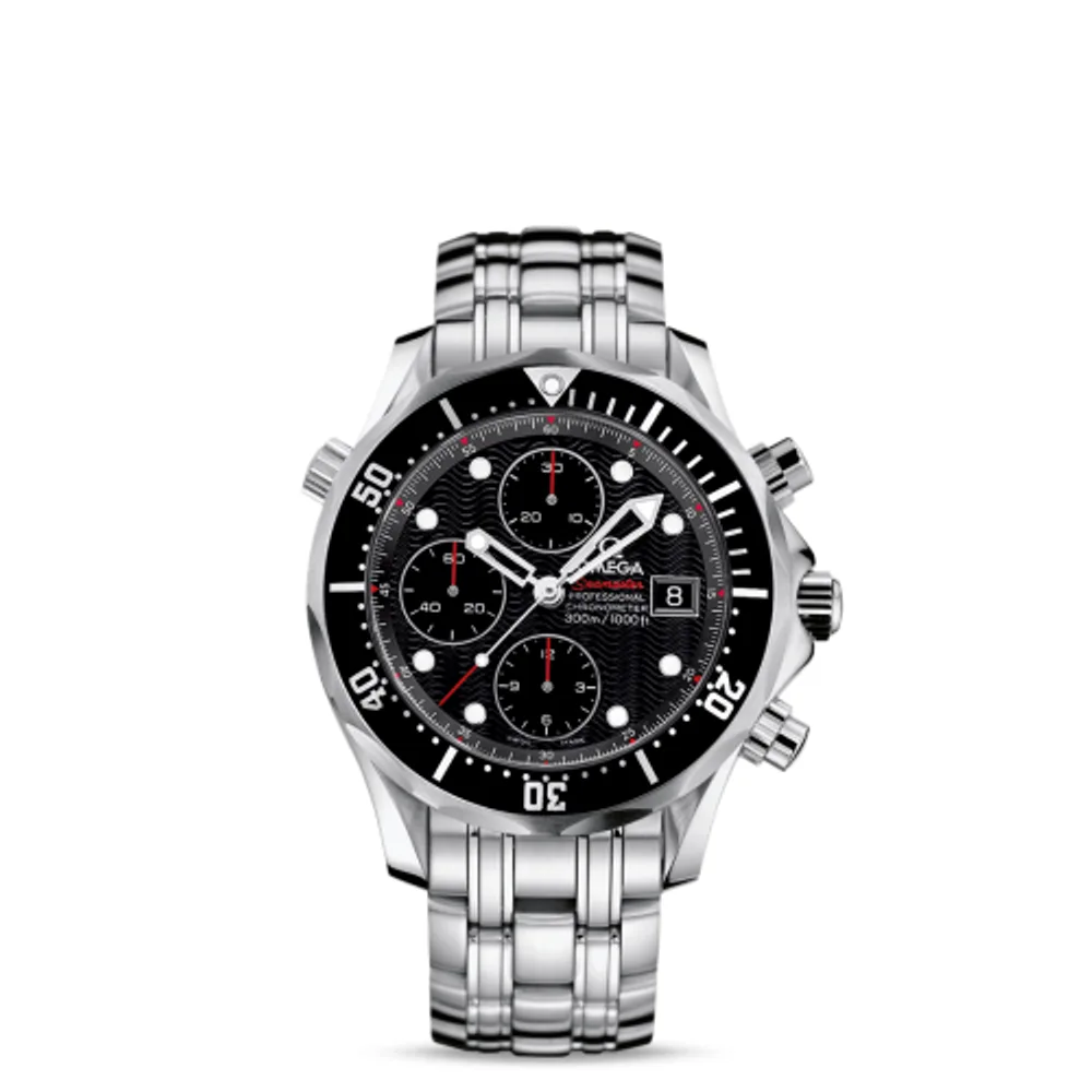 Omega Seamaster Diver 300M Automatic 41.5 Chronograph Stainless Steel / Black / Bracelet