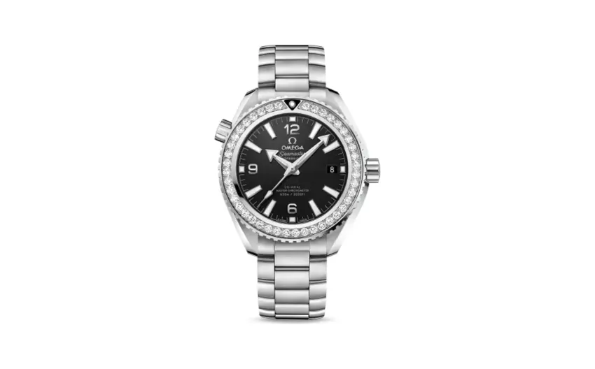 Omega Seamaster Planet Ocean 600M Co-Axial 39.5 Master Chronometer Stainless Steel / Diamond / Black / Bracelet