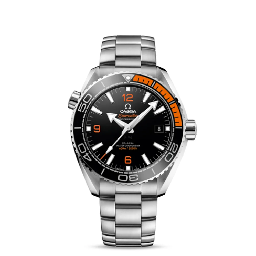 Omega Seamaster Planet Ocean 600M Co-Axial 43.5 Master Chronometer Stainless Steel / Orange / Bracelet