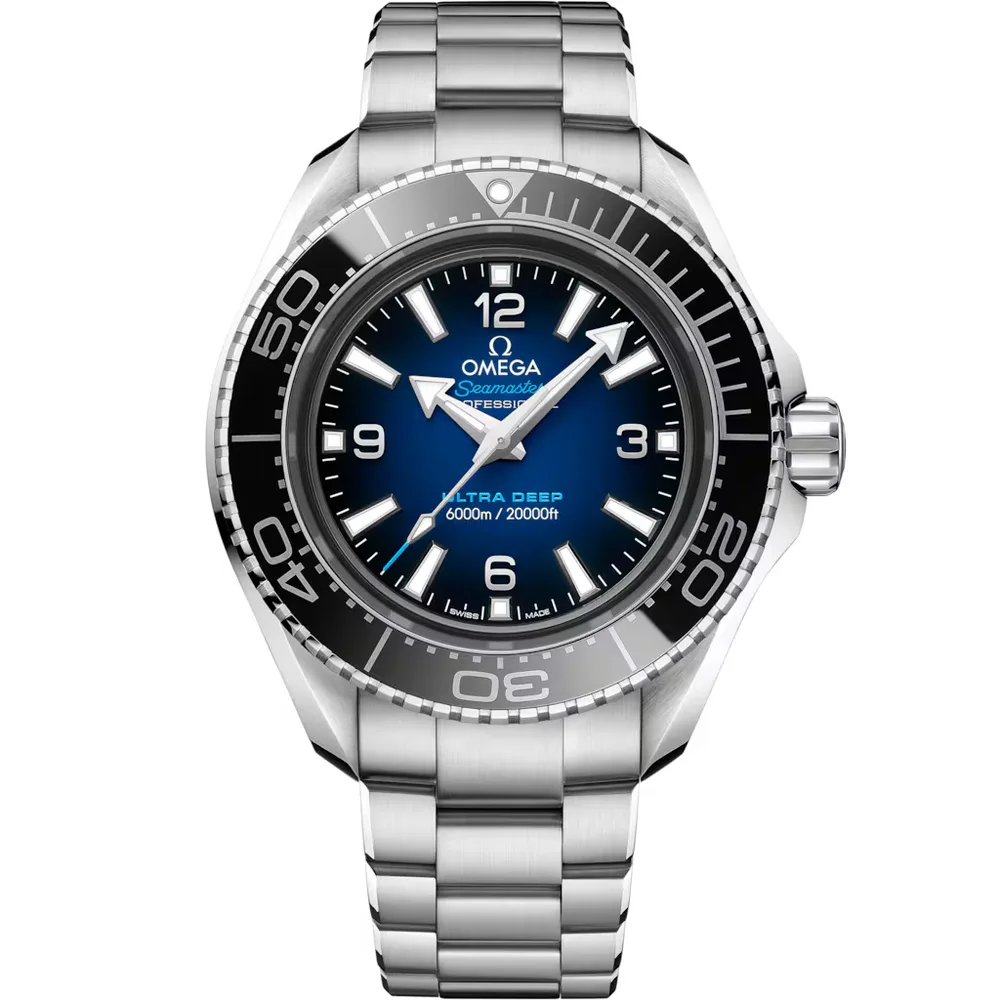 Omega Seamaster Planet Ocean 6000M 45.5 mm, O‑MEGASTEEL on O‑MEGASTEEL Ultra Deep