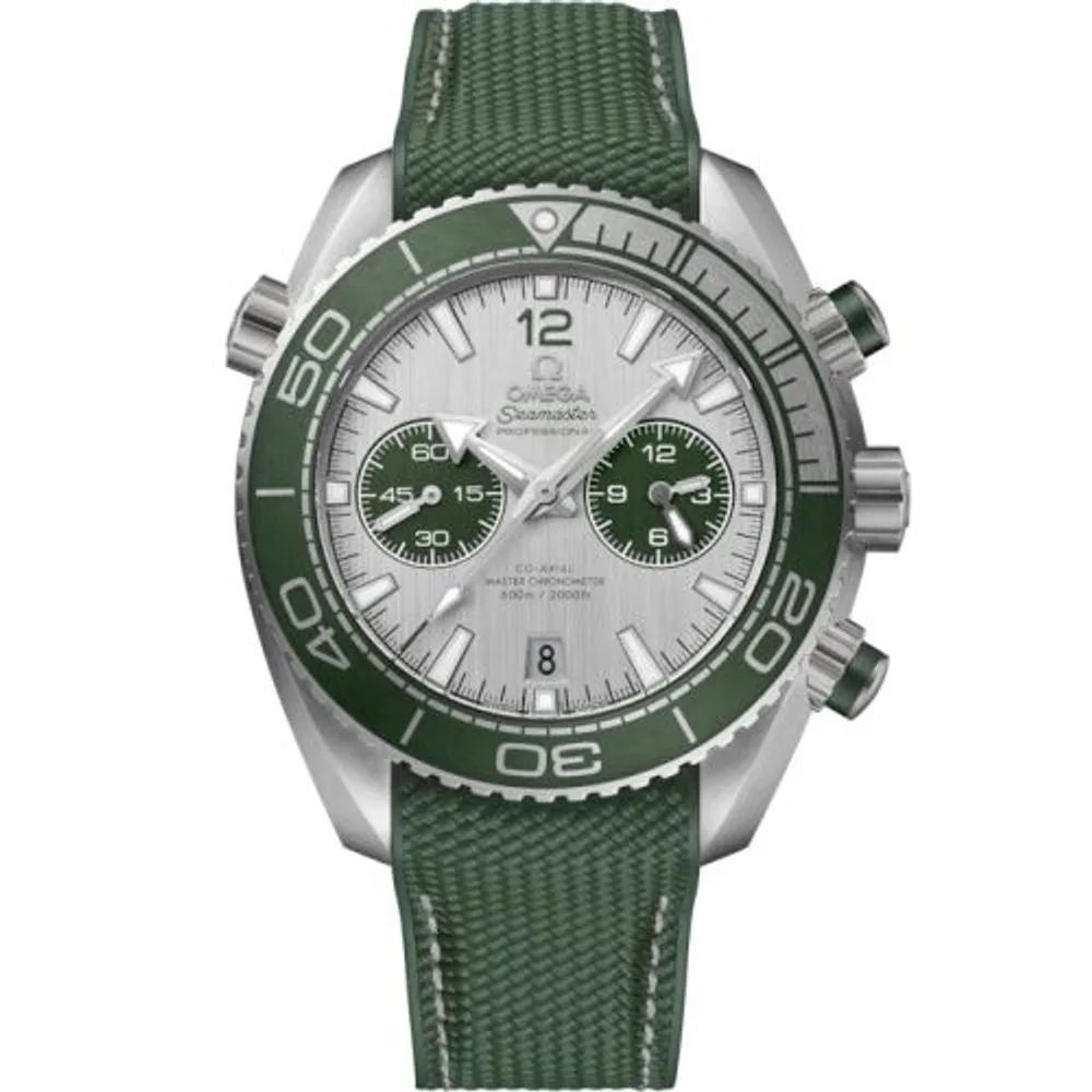 Omega Seamaster Planet Ocean 600M Co-Axial 45.5 Master Chronometer Chronograph Stainless Steel / Silver / Rubber