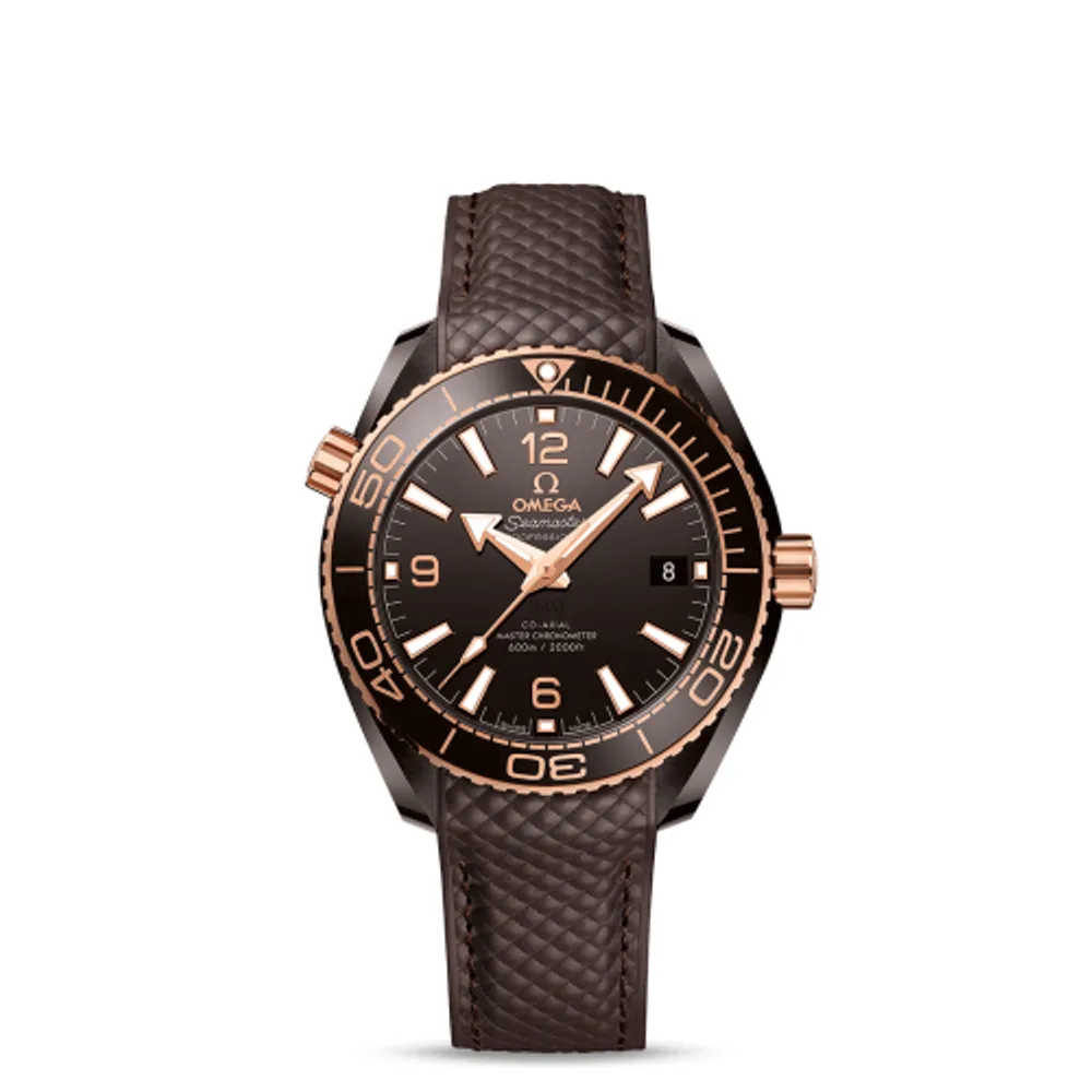 Omega Seamaster Planet Ocean 600M Co-Axial 39.5 Master Chronometer Deep Brown / Brown / Strap