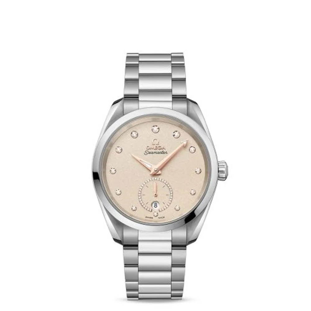 Omega Seamaster Aqua Terra 150M Master Chronometer Small Seconds 38 Stainless Steel / Sand - Diamond / Bracelet