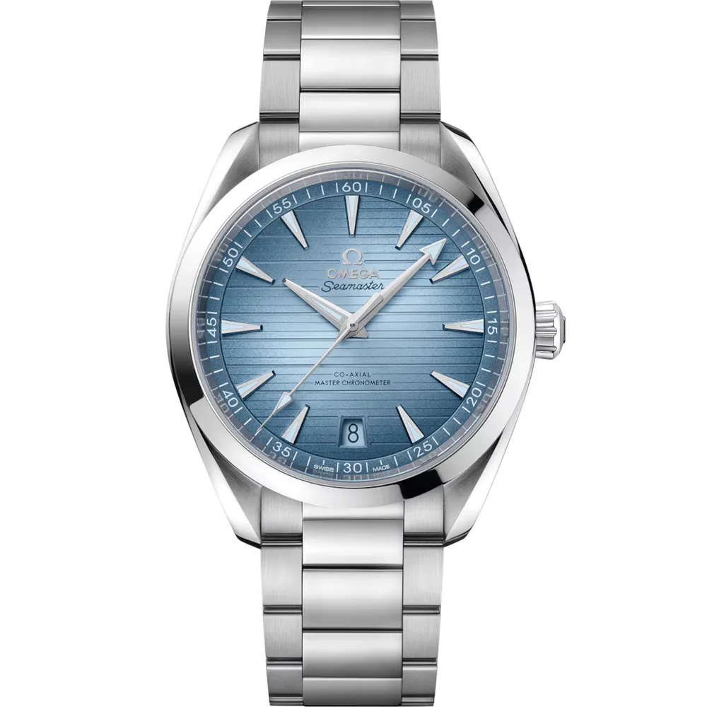 Omega Summer Blue Seamaster Aqua Terra 150M 41 mm, steel on steel