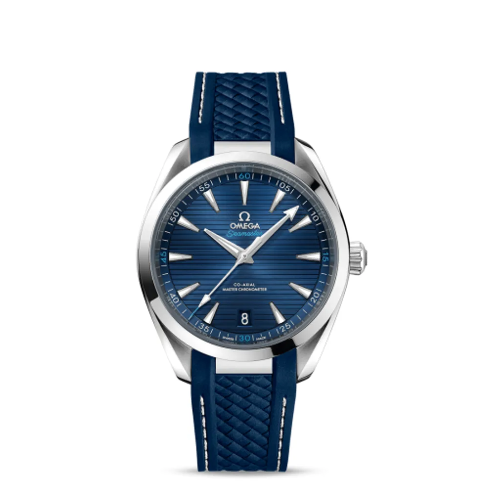 Omega Seamaster Aqua Terra 150M Master Chronometer 41 Stainless Steel / Blue / Rubber