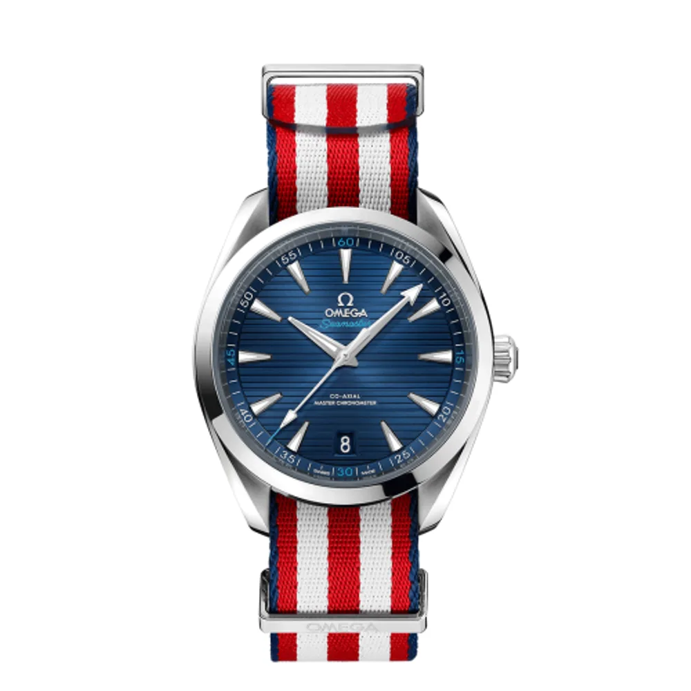 Omega Seamaster Aqua Terra 150M Master Chronometer 41 Stainless Steel / Blue / NATO / Shaun White Edition