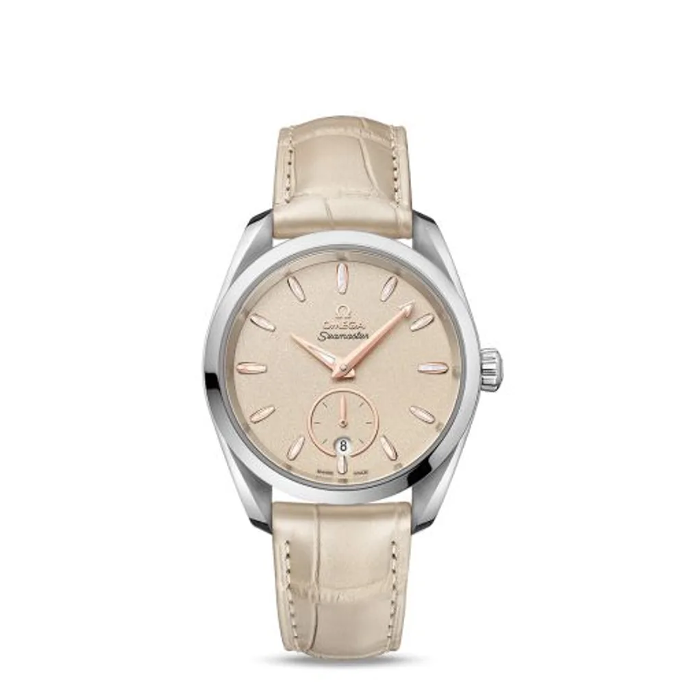 Omega Seamaster Aqua Terra 150M Master Chronometer Small Seconds 38 Stainless Steel / Sand / Alligator