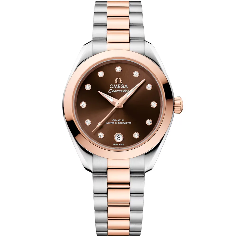 Omega Seamaster Aqua Terra 150M 30 mm, steel - Sedna gold on steel - Sedna gold