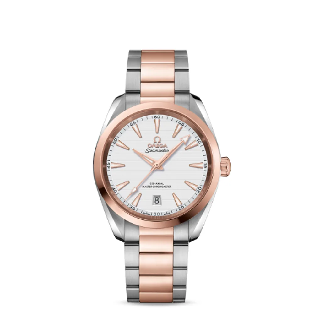 Omega Seamaster Aqua Terra 150M Master Chronometer 38 Stainless Steel / Sedna Gold / Silver / Bracelet
