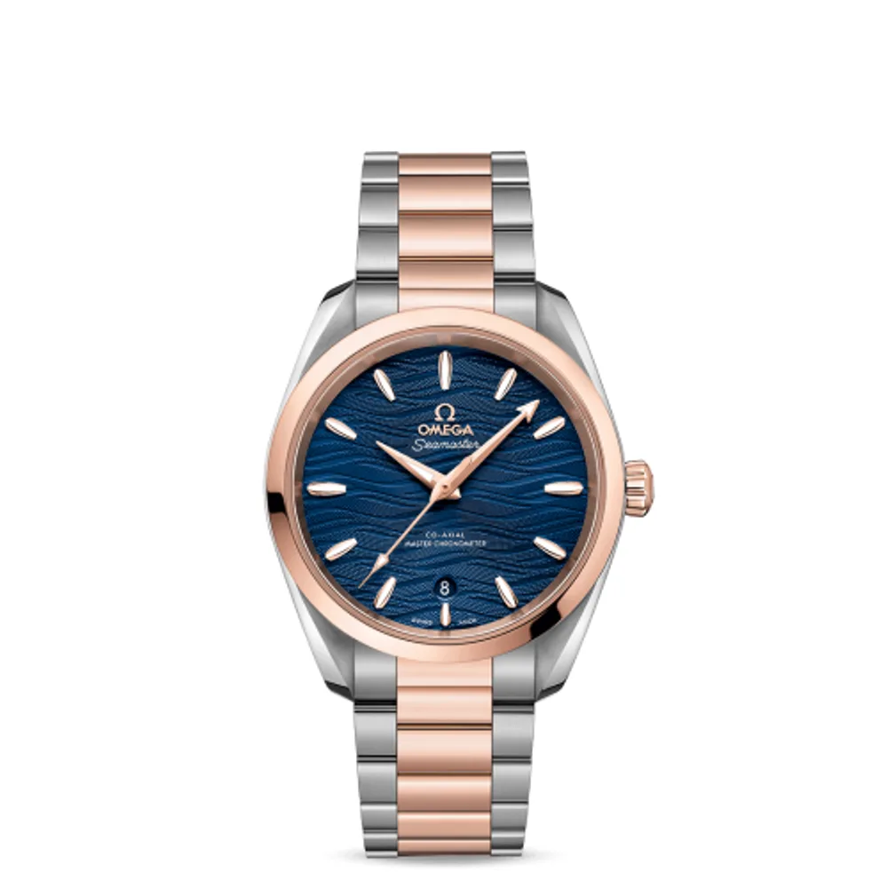 Omega Seamaster Aqua Terra 150M Master Chronometer 38 Stainless Steel / Sedna Gold / Blue-Waves / Bracelet