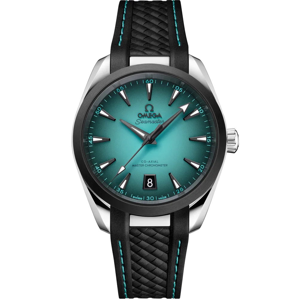 Omega Seamaster Aqua Terra 150M 38 mm, steel on rubber strap