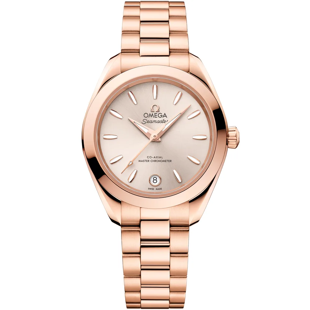 Omega Seamaster Aqua Terra 150M 30 mm, Sedna gold on Sedna gold