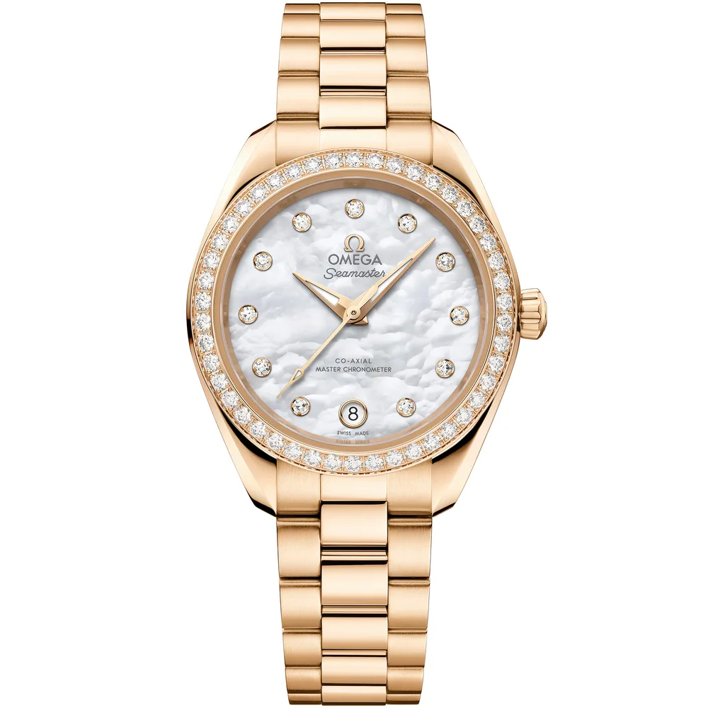 Omega Seamaster Aqua Terra 150M 30 mm, Moonshine gold on Moonshine gold