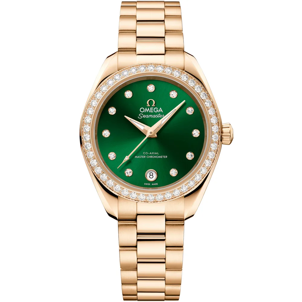 Omega Seamaster Aqua Terra 150M 30 mm, Moonshine gold on Moonshine gold
