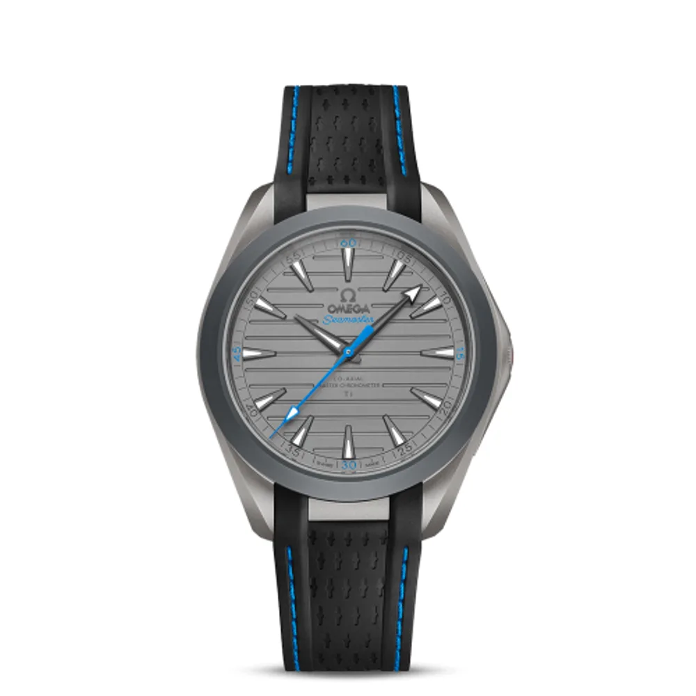 Omega Seamaster Aqua Terra 150M Master Chronometer 41 Ultra Light Titanium / Grey - Blue / Rubber