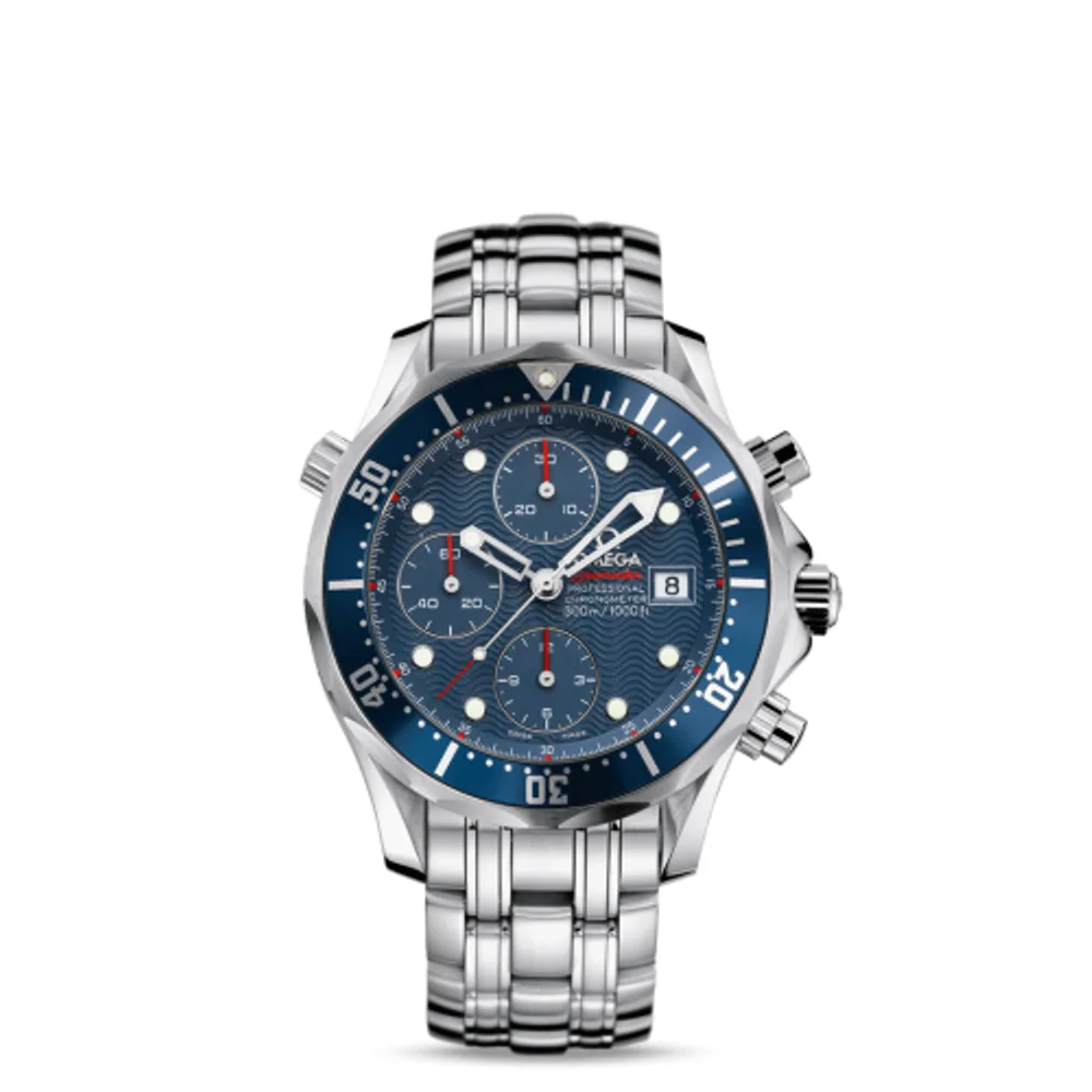 Omega Seamaster Diver 300M Automatic 41.5 Chronograph Stainless Steel / Blue / Bracelet