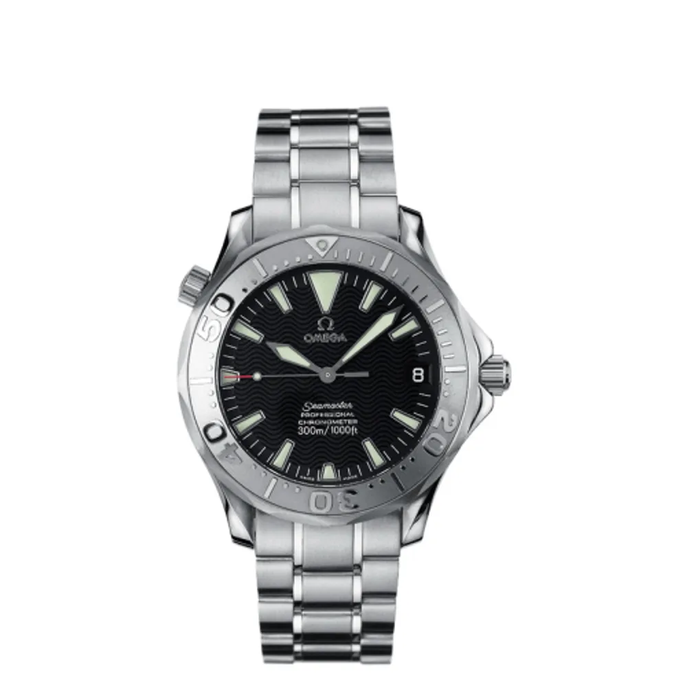 Omega Seamaster Diver 300M Automatic 36.25 Stainless Steel / White Gold / Black / Bracelet