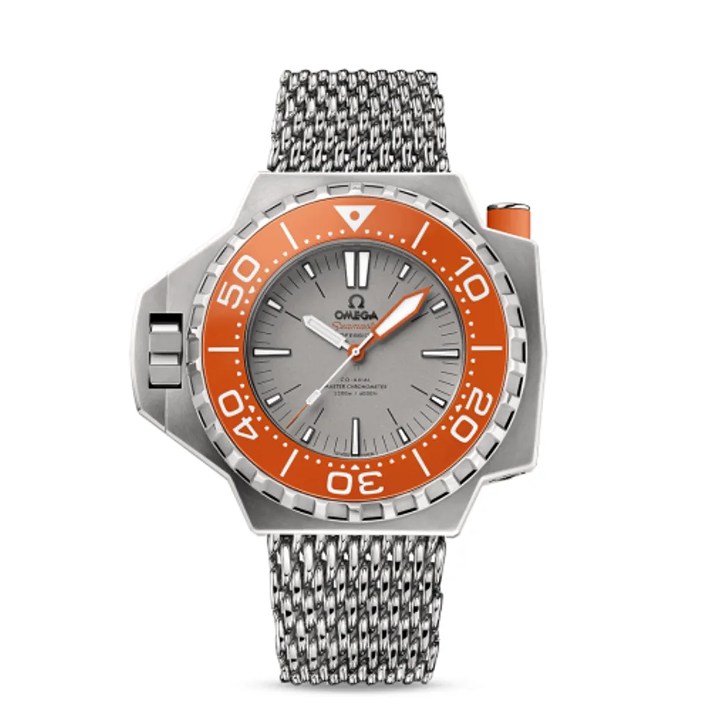 Omega Seamaster PloProf Co-Axial Master Chronometer Grey / Orange